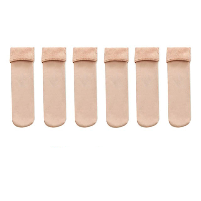 Flauschigen Thermosocken für Damen