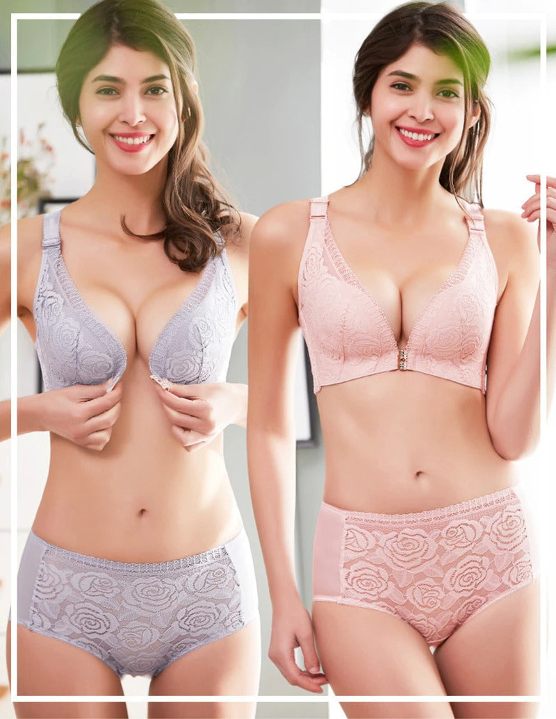 Vorderverschluss Ohne Bügel Push Up BH